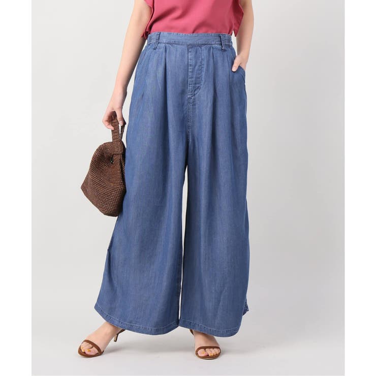 テンセルワイドパンツ[品番：BYCW0006432]｜B.C STOCK（ベーセー