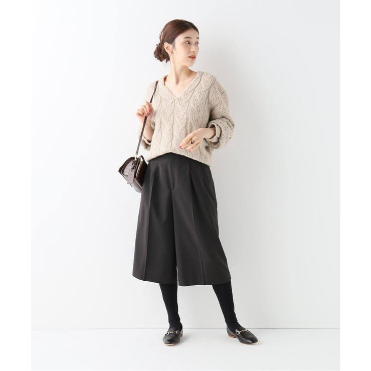 IENA イエナ】chere タックバミューダパンツ[品番：BYCW0000638