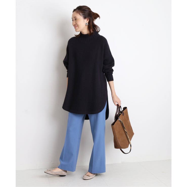 SLOBE IENA スローブイエナ】ストレッチウール ストレートパンツ