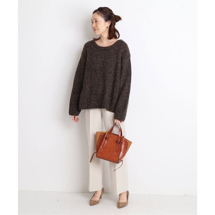 SLOBE IENA スローブイエナ】ストレッチウール ストレートパンツ