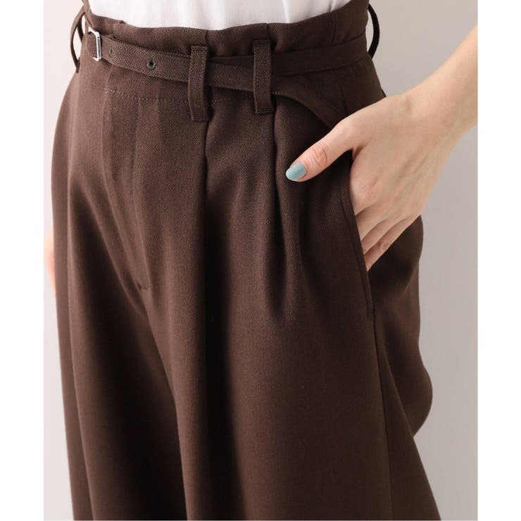 【SLOBE IENA スローブイエナ】オックスタックワイドパンツ | B.C STOCK | 詳細画像4 