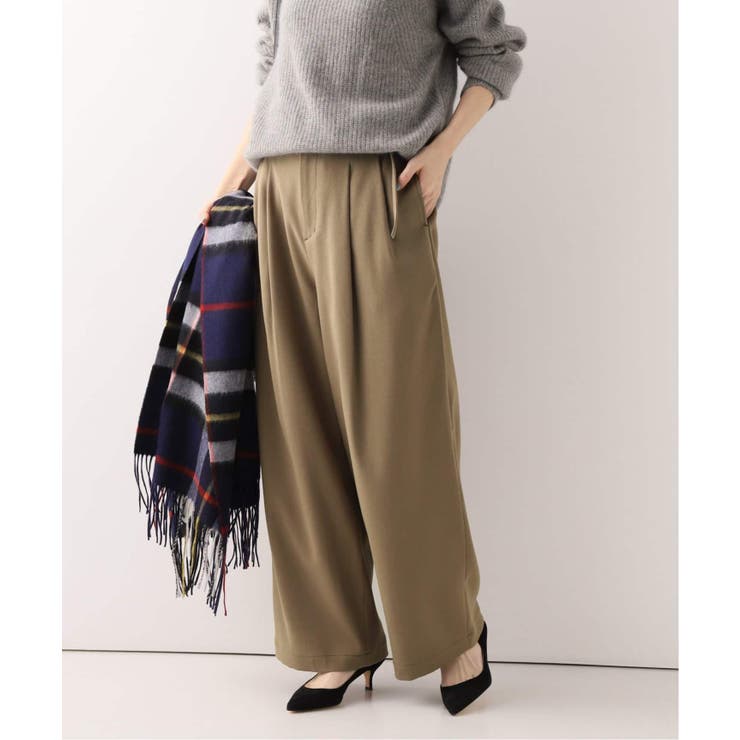 【SLOBE IENA スローブイエナ】オックスタックワイドパンツ | B.C STOCK | 詳細画像1 