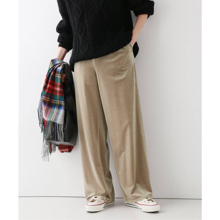 SLOBE IENA スローブイエナ】ベロアイージーパンツ[品番：BYCW0000733]｜B.C  STOCK（ベーセーストック）のレディースファッション通販｜SHOPLIST（ショップリスト）