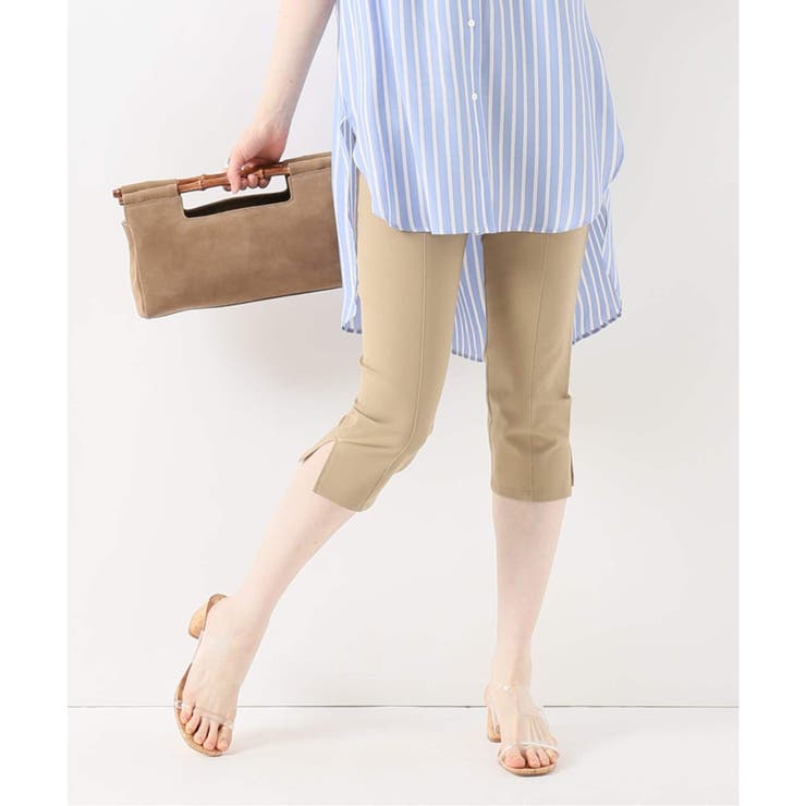 B6270■シトラスノーツ ストレッチ シャーリング カプリ パンツ 36 カプリパンツ | G-FIT/ジーフィット | 三越伊勢丹オンライン