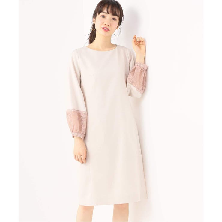 La Totalite]スリーブレースワンピース[品番：BYCW0003785]｜B.C STOCK 