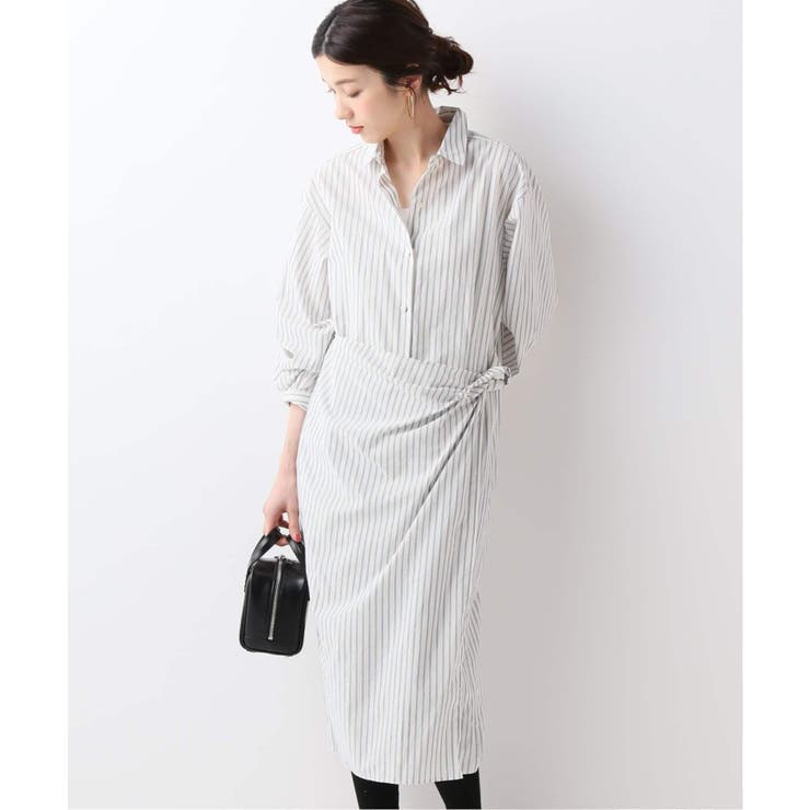 春のコレクション FRAMeWORK】C/LYO ワンピース◇[品番：BYCW0004366]｜B.C WRAP ワンピース