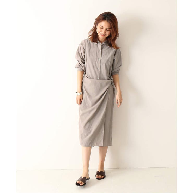 新着商品 FRAMeWORK】C/LYO WRAP ワンピース◇[品番：BYCW0004366]｜B.C ワンピース