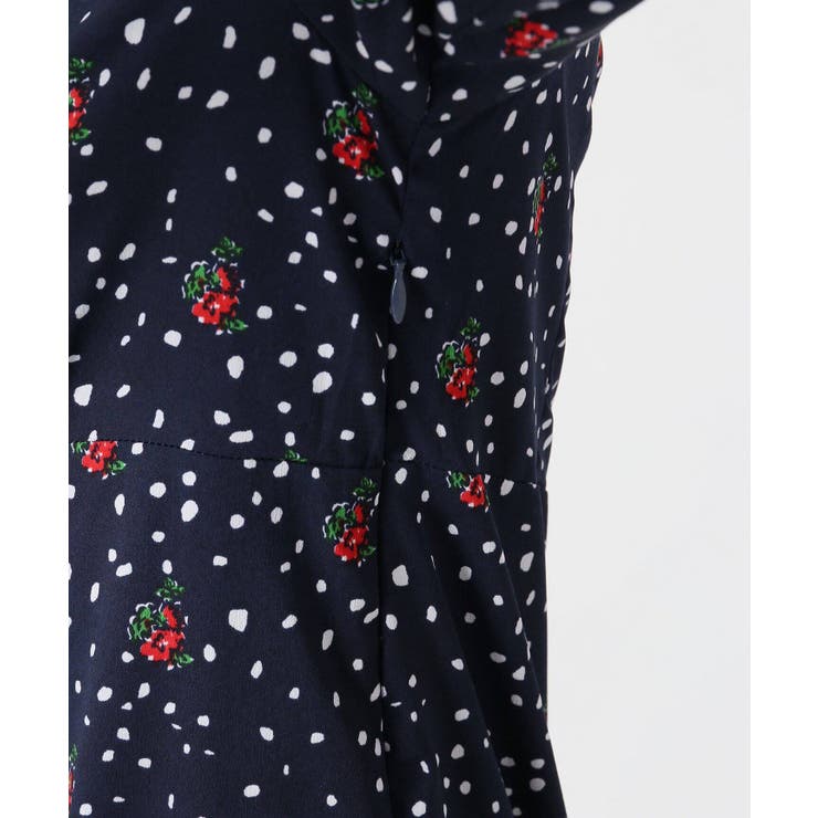 19SS》フラワープリント マキシワンピース◇[品番：BYCW0007110