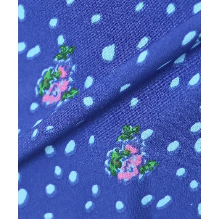 19SS》フラワープリント マキシワンピース◇[品番：BYCW0007110
