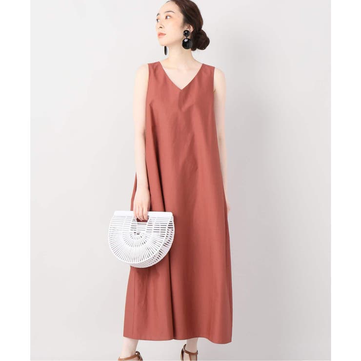 テアライカ Cタイプライターノースリマキシワンピース[品番  