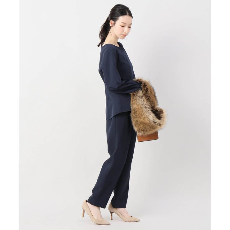 Wクロスセットアップ ブラウス×パンツ◇[品番 Wクロスセットアップ ブラウス×パンツ◇[品番