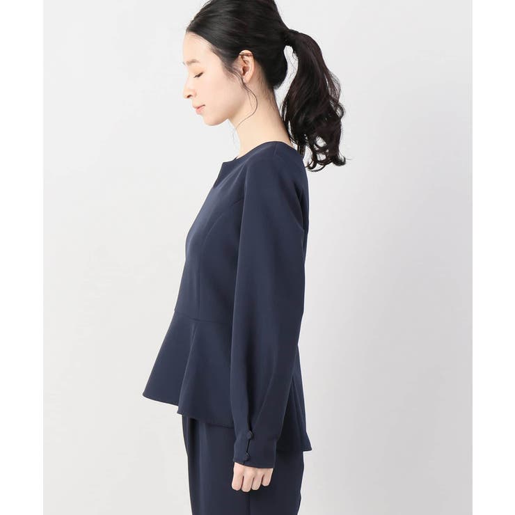 Wクロスセットアップ ブラウス×パンツ◇[品番 Wクロスセットアップ ブラウス×パンツ◇[品番
