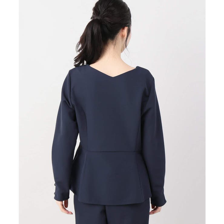 Wクロスセットアップ ブラウス×パンツ◇[品番 Wクロスセットアップ ブラウス×パンツ◇[品番