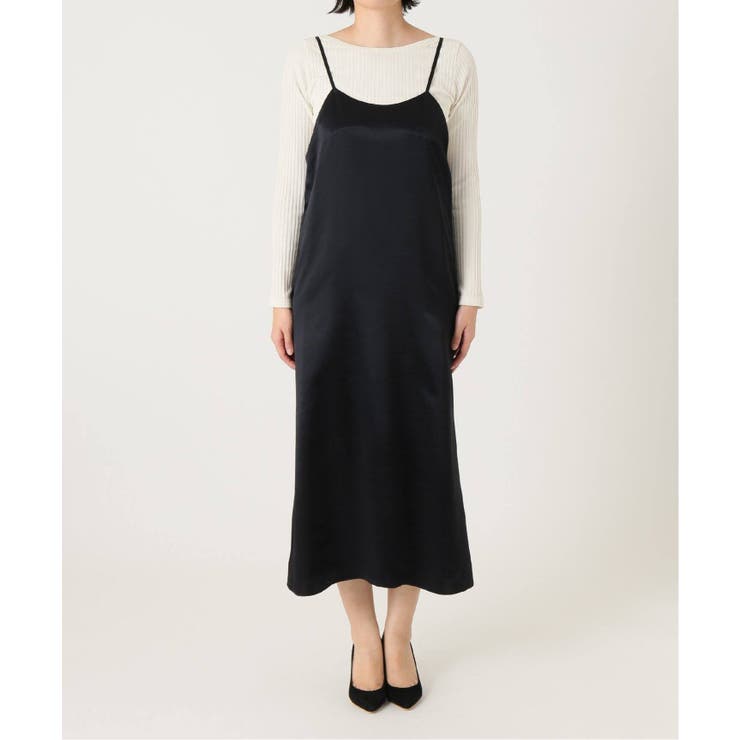 お買い物大好き♡SLOBE IENA アンティークサテンワンピース 楽天市場】サテン ワンピース（ブランドイエナ）（ワンピース