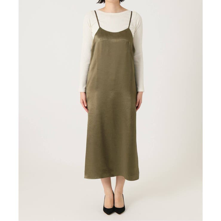 SLOBE IENA】ヴィンテージサテンキャミワンピース◇[品番