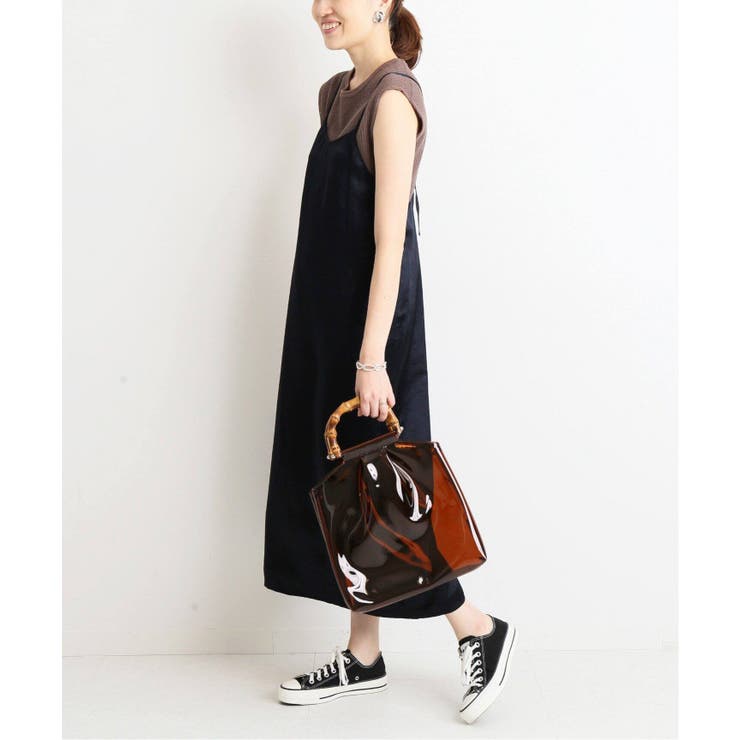SLOBE IENA】ヴィンテージサテンキャミワンピース◇[品番