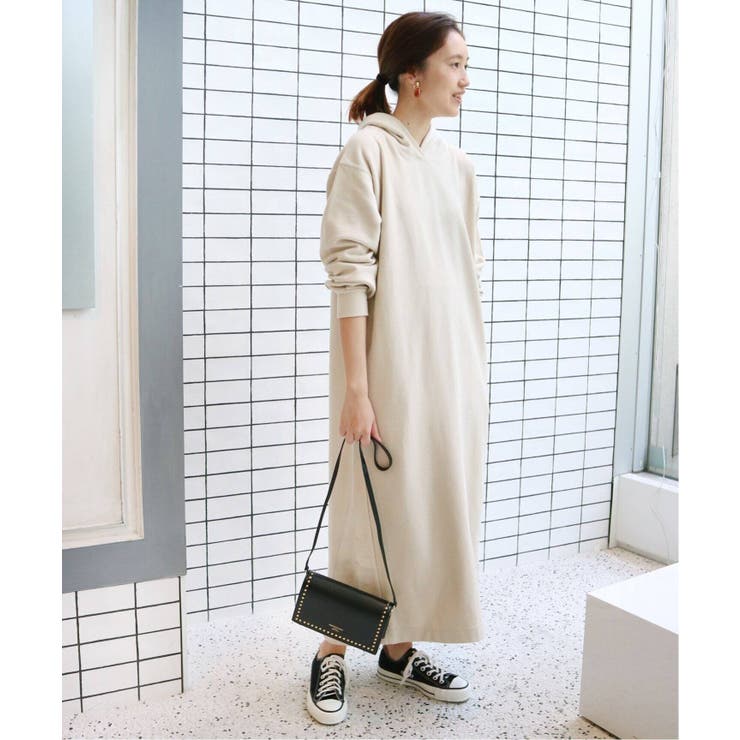 追加》30/10裏毛フードワンピース◇[品番：BYCW0007139]｜B.C STOCK