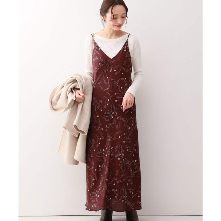 Slobe Iena ラインフラワー キャミワンピース 品番 Bycw B C Stock ベーセーストック のレディースファッション通販 Shoplist ショップリスト