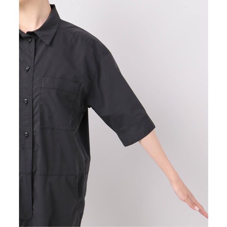 Plage＞【R'IAM】 ミリタリーH/Sオールインワン◇[品番：BYCW0003335