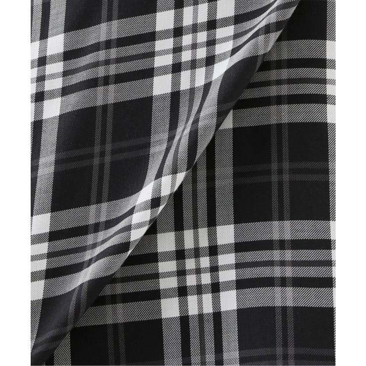 Spick and Span＞ ＃タータンチェックフレンチシャツ[品番