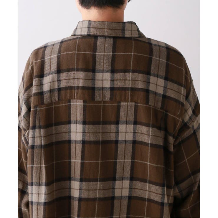 FRAMeWORK フレームワーク】ネルチェックシャツ◇[品番：BYCW0001029