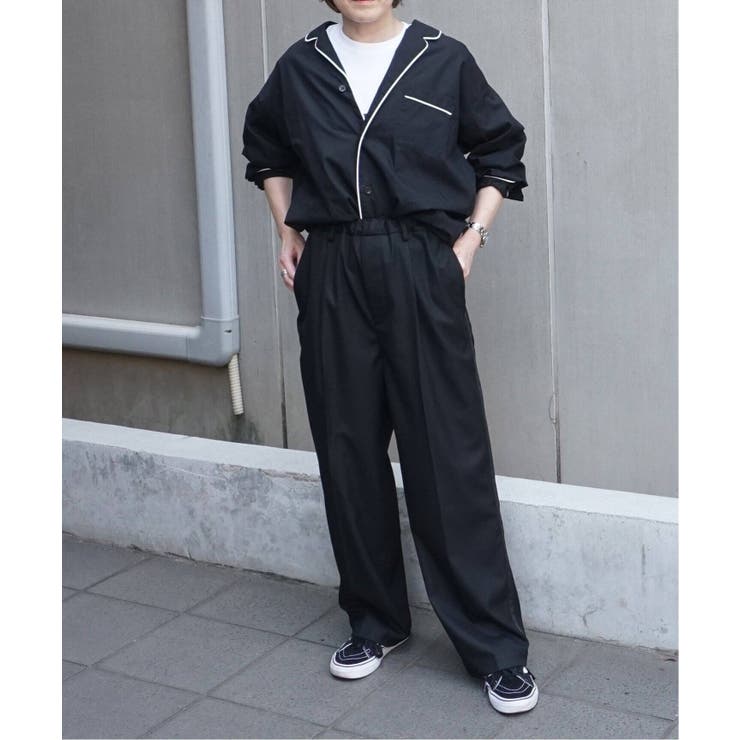 パイピングパジャマシャツ◇[品番：BYCW0007103]｜B.C STOCK（ベーセー
