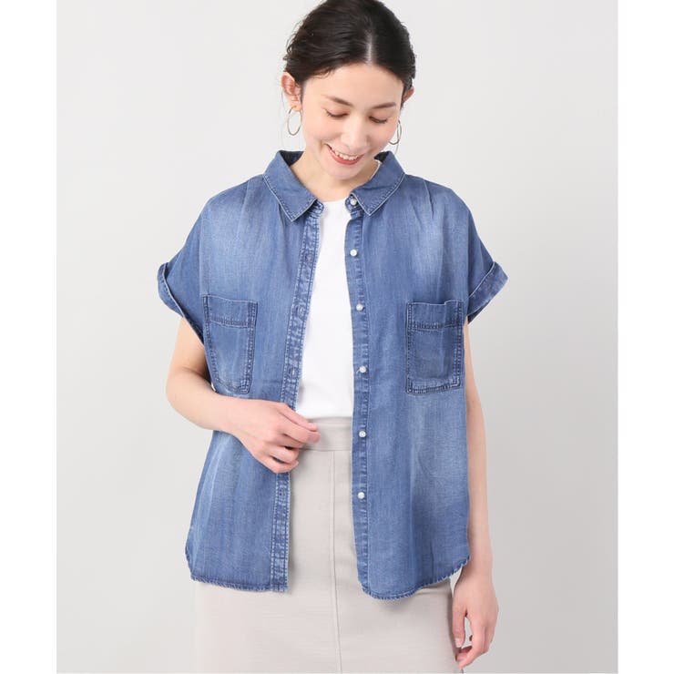 テンセルシャツ◇[品番：BYCW0006326]｜B.C STOCK（ベーセー