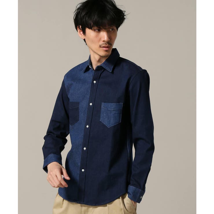 B.C STOCK＞ クレイジーデニムシャツ[品番：BYCW0012236]｜B.C