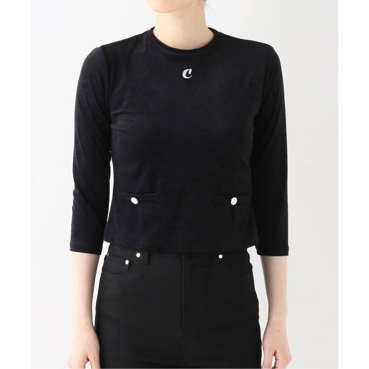 ＜Charles Chaton＞ velour C blouse | B.C STOCK | 詳細画像3 