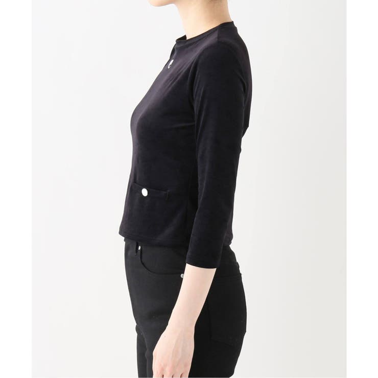 ＜Charles Chaton＞ velour C blouse | B.C STOCK | 詳細画像4 