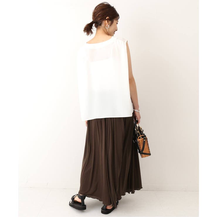 NOBLE]バックタックVネックブラウス◇[品番：BYCW0004070]｜B.C STOCK 