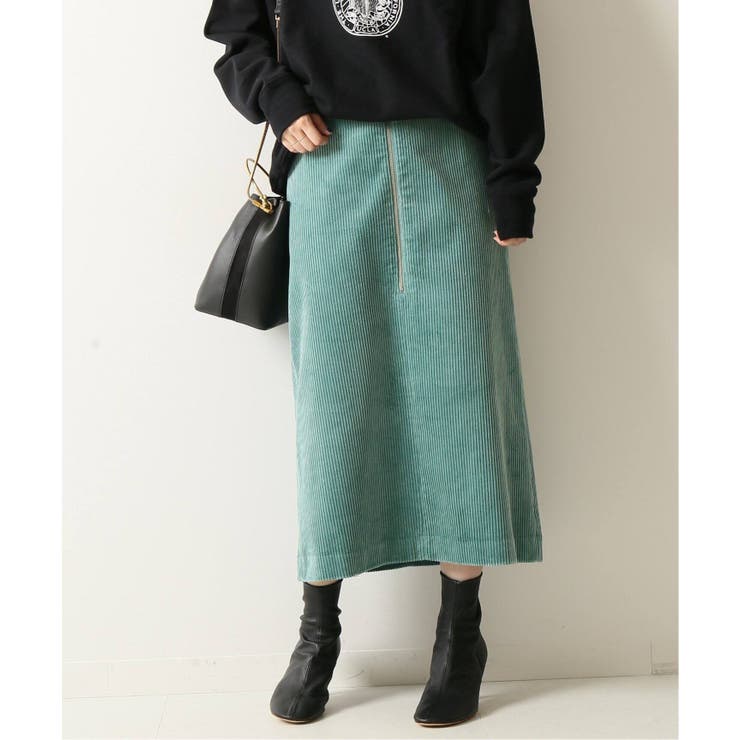 フトコールフロントZIPスカート◇[品番：BYCW0000142]｜B.C STOCK  