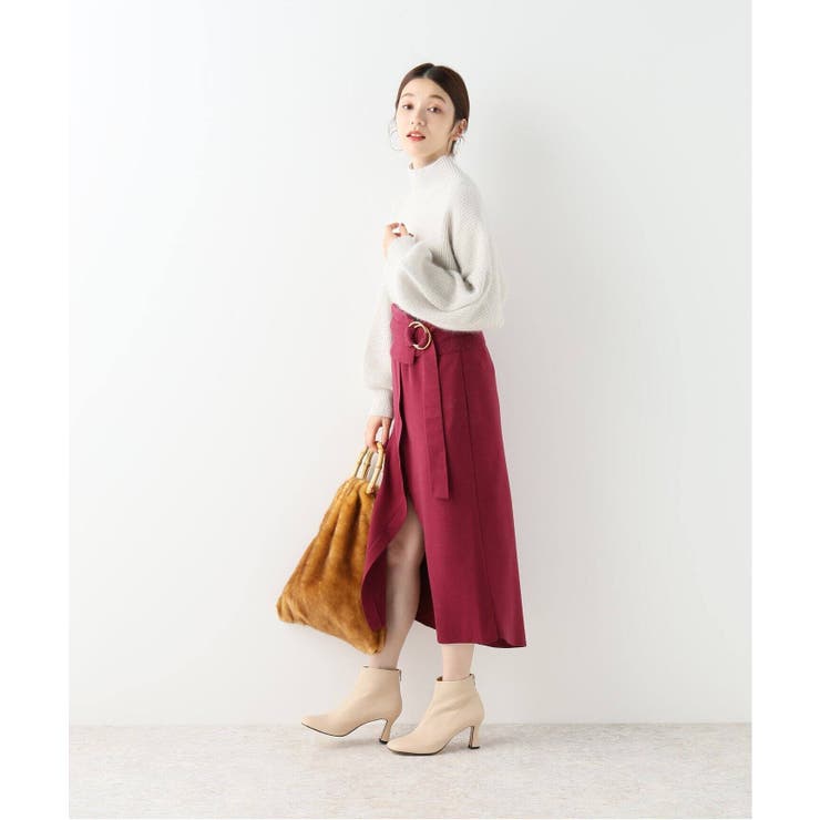 NOBLE ノーブル】【STAIR】別注ニットスカート[品番：BYCW0000325