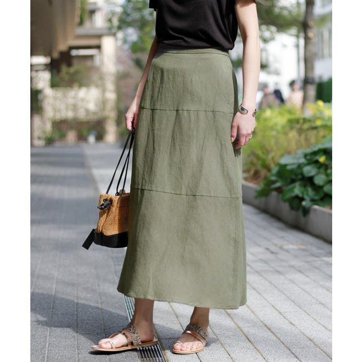 journal standard luxe メモリータフタギャザーSK☆カーキ journal standard luxe メモリータフタギャザーSK☆カーキ JOURNAL