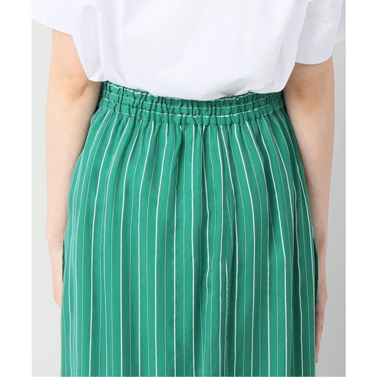 ストライプミディタイトスカート◇[品番：BYCW0006459]｜B.C