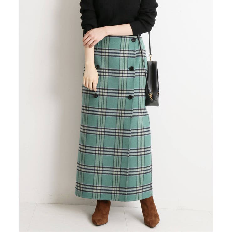 IENA【イエナ】ウールチェック柄スカート（リバーシブル） IENA【イエナ】ウールチェック柄スカート（リバーシブル） IENA イエナ