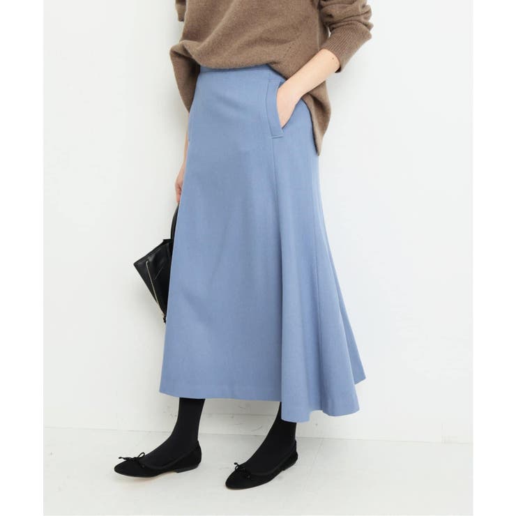 SLOBE IENA ストレッチウール マーメイドスカート SLOBE IENA スローブイエナ】ストレッチウール マーメイド