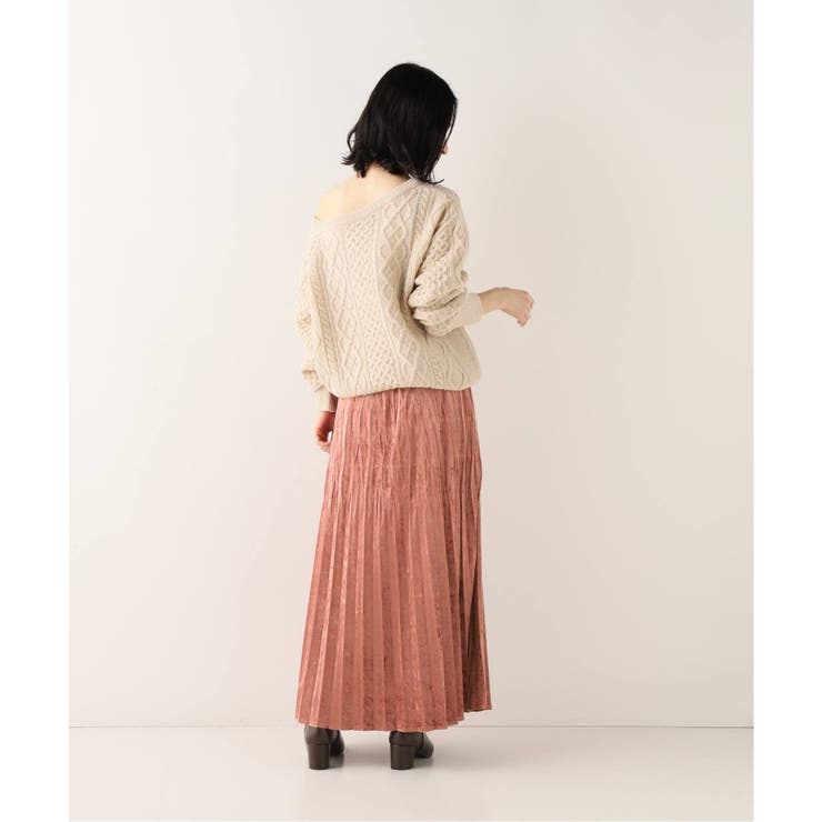【SLOBE IENA スローブイエナ】クラッシュベロアプリーツスカート | B.C STOCK | 詳細画像5 