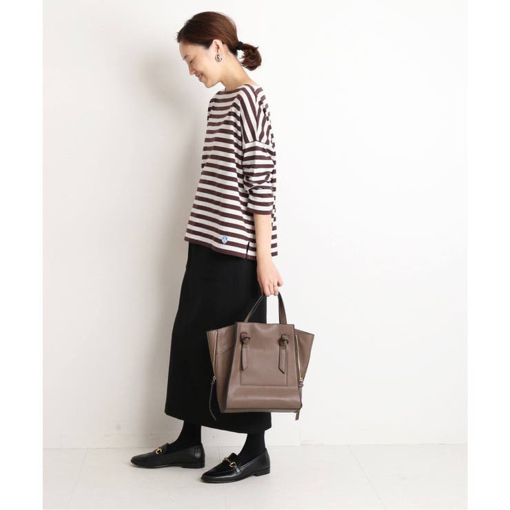 ウールライク サイドポケット タイトスカート◇[品番：BYCW0000758