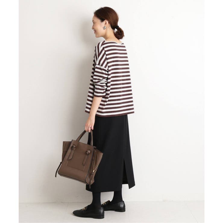 ウールライク サイドポケット タイトスカート◇[品番：BYCW0000758