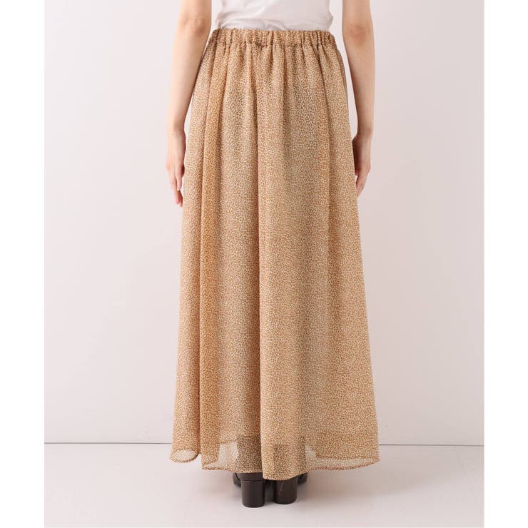 SLOBE IENA スローブイエナ】レオパードプリント ギャザースカート  