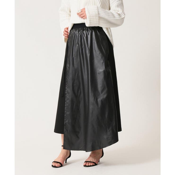 【CLIVE】イソザイミックスラップスカート | B.C STOCK | 詳細画像5 