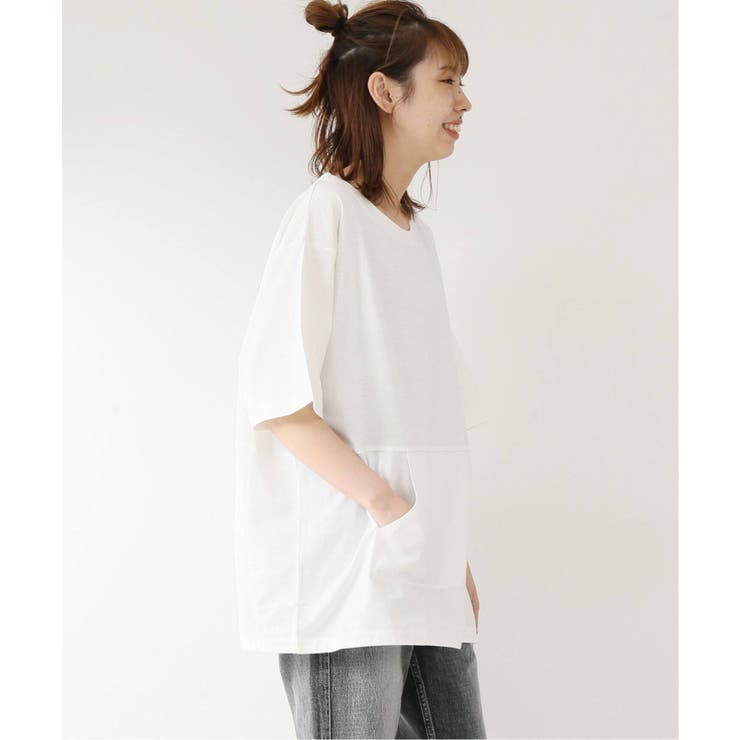 スピックアンドスパン カットソー 日本製 ブラウス プルオーバー 春服夏服 Spick＆Span（スピック アンド スパン） tシャツ 「新色有り / 追加」2