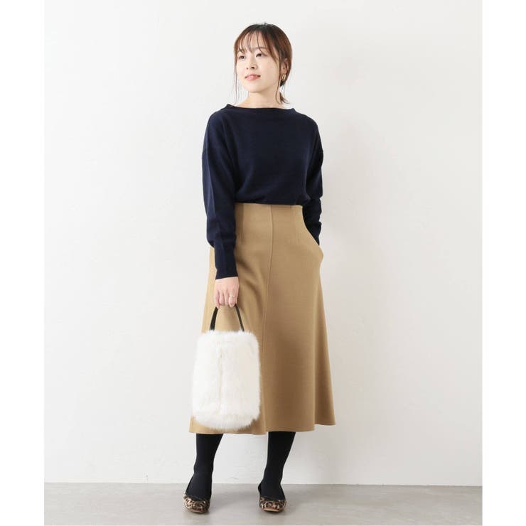 La Totalite ラ トータリテ】カシミヤボートネックプルオーバー