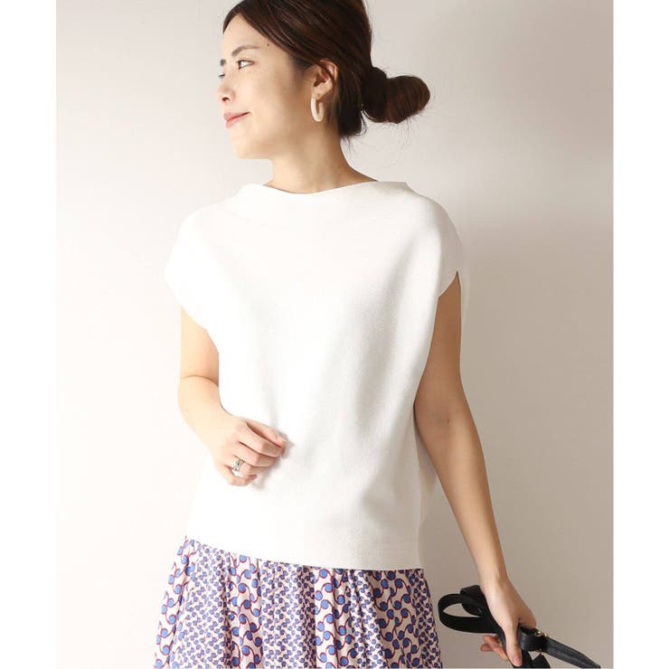 Spick & Span - 【新品タグ付】Spick&Span ホールガーメントガーターフレンチ ホワイト Spick and Span]ホールガーメントガーターフレンチ◇[品番