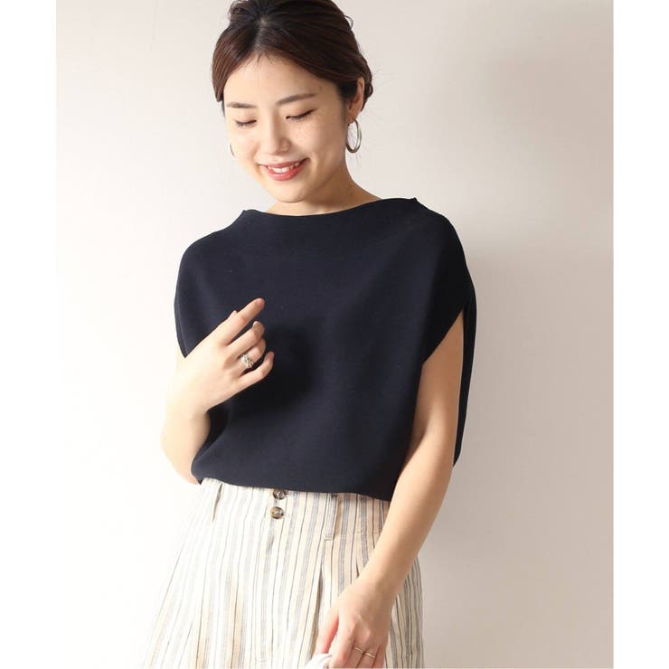 【新品タグ付き】Spick&amp;Span ホールガーメントガーターフレンチニット B.C STOCK｜Spick and Span/(W)ホールドガーメント ガーターフレンチ