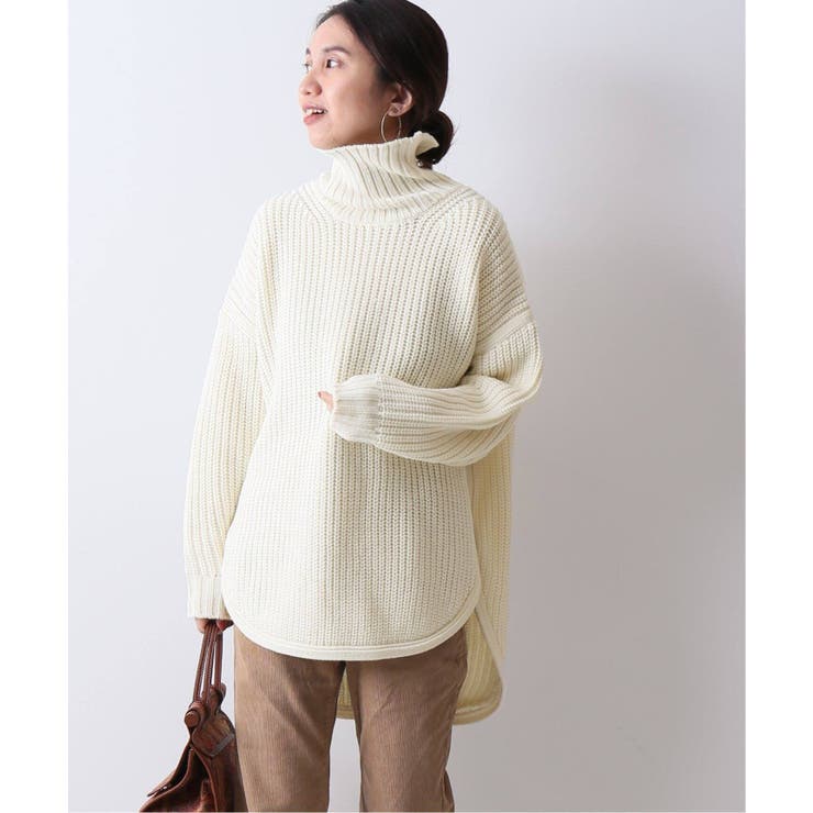 フレームワーク　リブニットスカート＆ヘンリーネックプルオーバーBR FRAMeWORK（フレームワーク）の「ラゲットリブスカート2◇（スカート