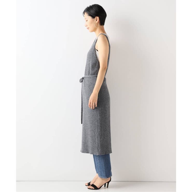 FRAMeWORK フレームワーク】エプロンニットワンピース◇[品番  