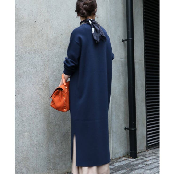 NOBLE ノーブル】#スムースアミロングガウン◇[品番：BYCW0000311 