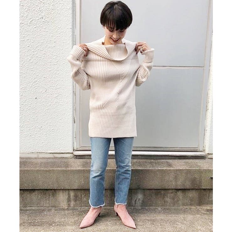 YOHJI YAMAMOTO 前あき胸アンバランスカットソー YOHJI YAMAMOTO 前